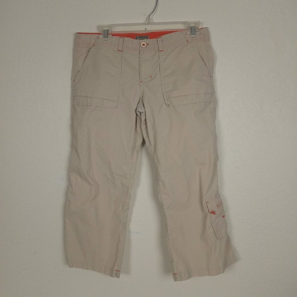 Periscope tan Capri Pants Size Juniors 7 Active Hiking Outdoors